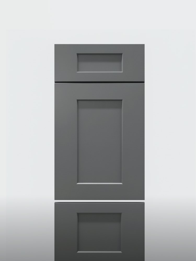 Graphite shaker cabinet door sample
