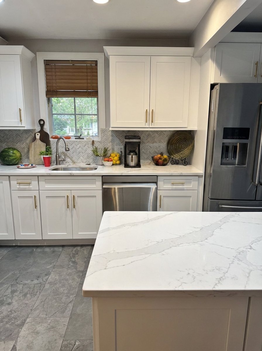 Refinished kitchen